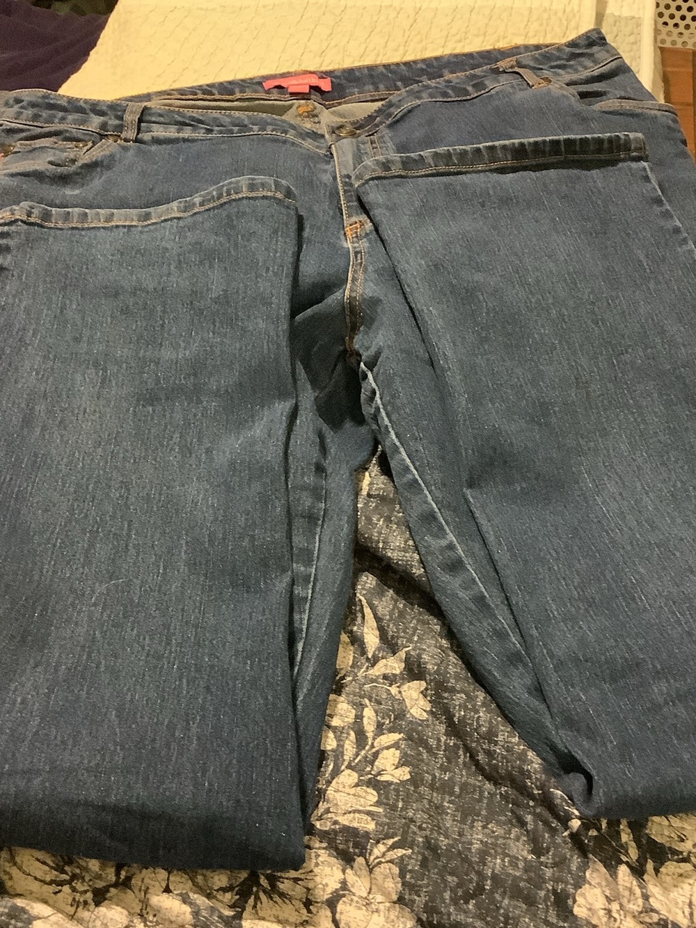 Woman Within dark wash jeans size 20 tall